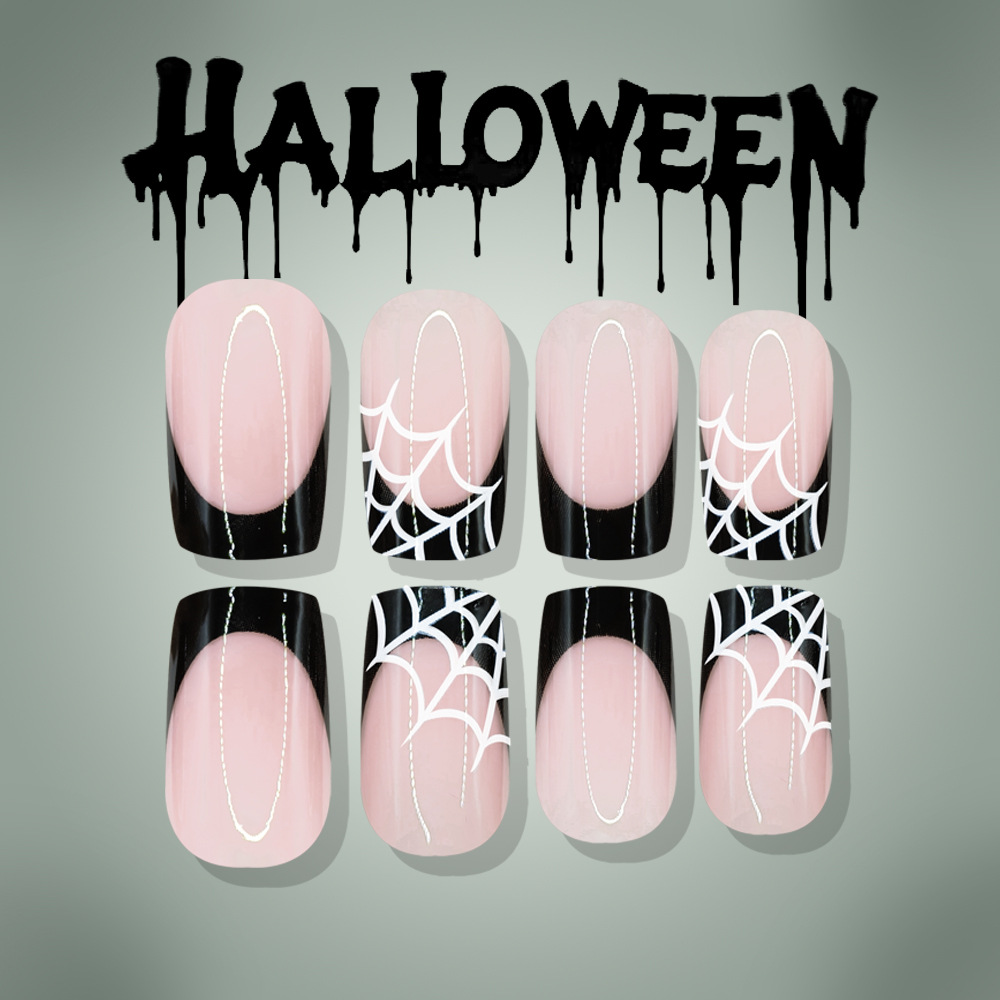 24枚入り ハロウィンつけ爪 ピンク 可愛いゴースト スパイ - Nail Art Y2K のレビューと価格