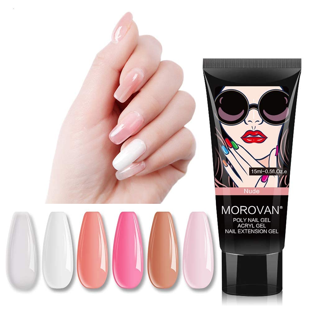 ポリゲルネイルキット-6色,0.5オンス,ポリゲルエクステン - Nail Art Ombre のレビューと価格