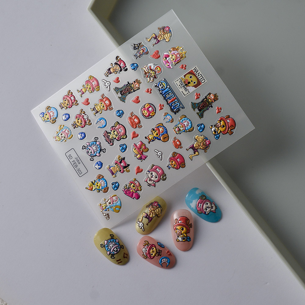 1 個ワンピース漫画ネイルステッカーネイルパーツ日本アニメネ - Nail Art Zoro One Piece のレビューと価格