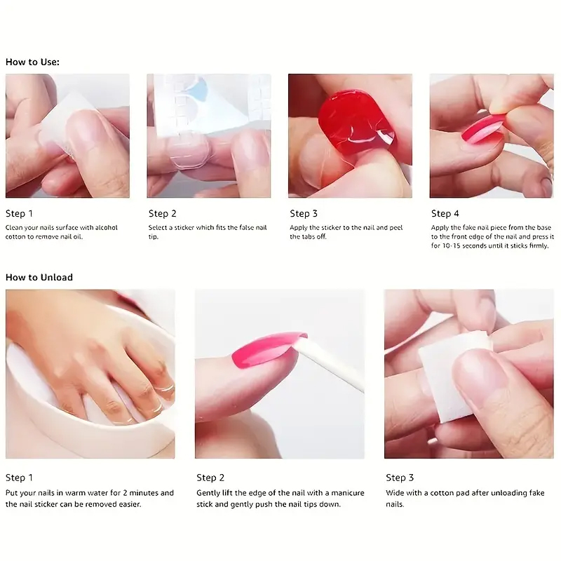 防水偽のネイルとゼリーグルー,ミディアムスクエア,ミニマリス - Nail Art Y2K のレビューと価格
