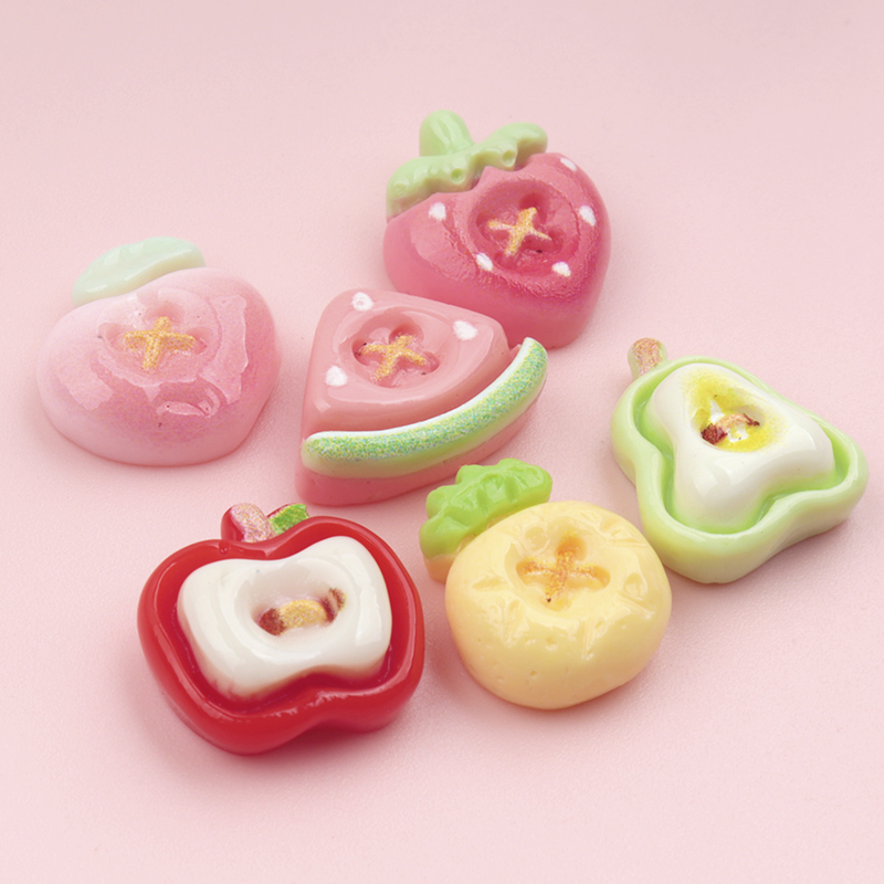 50/500 個ミニ模擬フルーツ樹脂ネイルアートカボション手 - Nail Art Ombre のレビューと価格