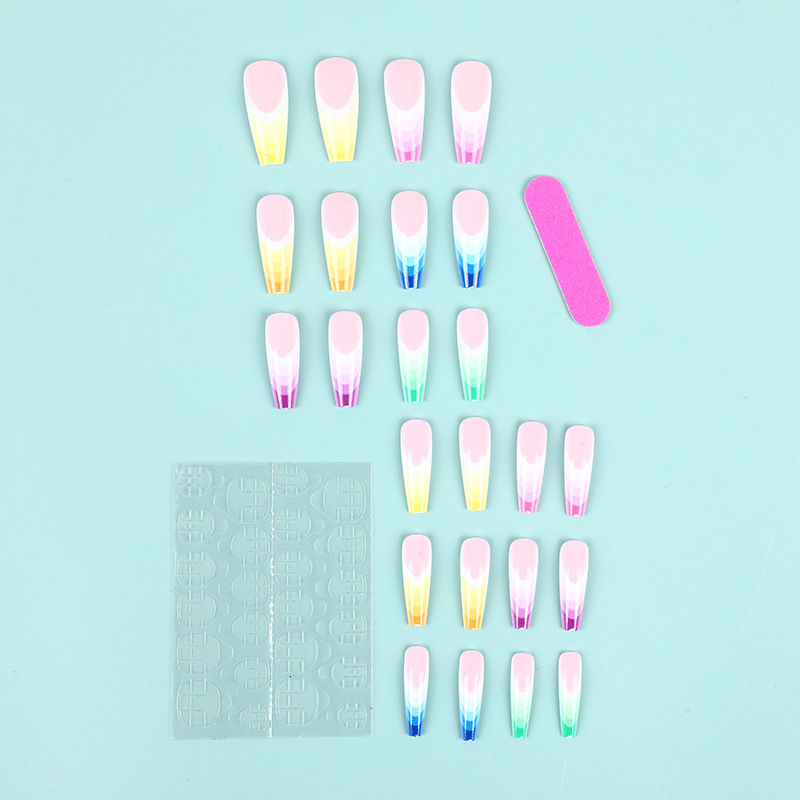 女性・女の子向けY2Kグラデーションブルーパープルブラウン幾 - Nail Art Y2K のレビューと価格